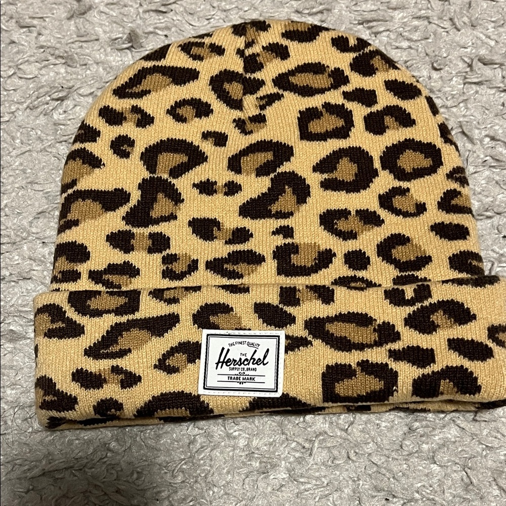 Herschel Supply Company Leopard Print Beanie